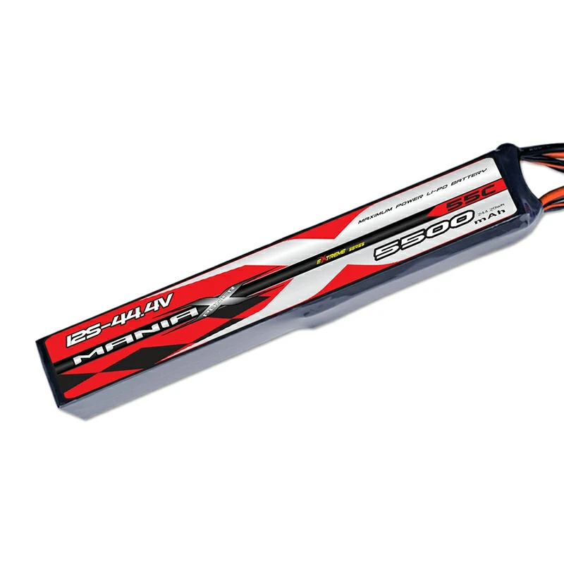 12S-44.4V 5500mAh 55C Stick Lipo-batterij