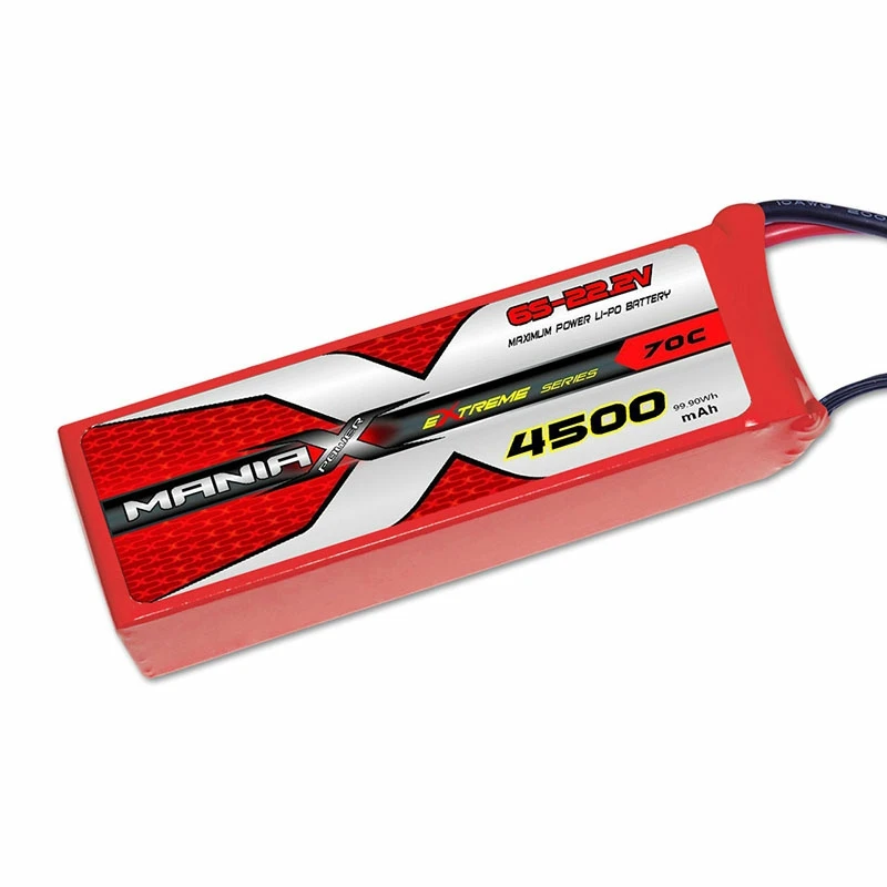 6S-22.2V 4500mAh 70C Lipo-batterij