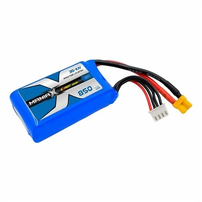 3S-11.1V 850mAh 45C Lipo-batterij