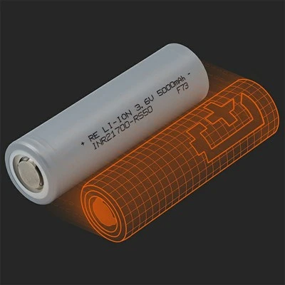 Reliance 21700 RS50 5000mAh-batterij van 70 A